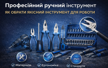 Професійний ручний інструмент: як обрати якісний інструмент для роботи